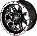 MOOSE OFFROAD Wheel - 548X - Rear - 12x8 - 4/110 - 4+4 548M128110MBMF4