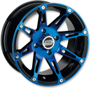 MOOSE OFFROAD Wheel - 387X - Front - Anodized Blue/Black - 14x7 - 4/156 - 4+3 387MO147156BWB4