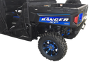MOOSE OFFROAD Wheel - 387X - Front - Anodized Blue/Black - 12x7 - 4/136 - 4+3 387MO127136BWB4