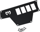 MOOSE OFFROAD Dash Plate - Large - Left - Black 100-4360-PU