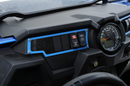 MOOSE OFFROAD Dash Plate - Left - Blue 100-4342-PU