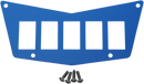 MOOSE OFFROAD Dash Plate - 5 Switch - Blue 100-4382-PU