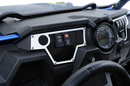 MOOSE OFFROAD Dash Plate - Large - Left - White 100-4361-PU