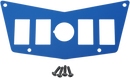 MOOSE OFFROAD Dash Plate - 4 Switch - Blue 100-4392-PU