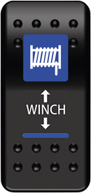 MOOSE OFFROAD Rocker Switch - Winch WN-I-O