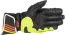ALPINESTARS GP Plus R v2 Gloves - Metallic Gray/Black/Fluo Yellow/Fluo Red - Small 3556520-9135-S