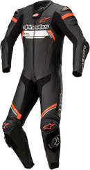 ALPINESTARS Missile Ignition v2 1-Piece Leather Suit - Black/Red Fluo - US 48 / EU 58 3150222-1030-58