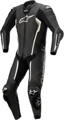 ALPINESTARS Missile v2 1-Piece Leather Suit - Black/White - US 44 / EU 54 3150122-12-54