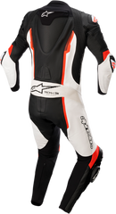 ALPINESTARS Missile v2 - 1-Piece Leather Suit - Black/White/Red Fluo - US 46 / EU 56 3150122-1231-56