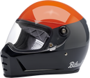 BILTWELL Lane Splitter Helmet - Podium - Gloss Orange/Gray/Black - XL 1004-550-105