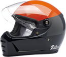 BILTWELL Lane Splitter Helmet - Podium - Gloss Orange/Gray/Black - XL 1004-550-105
