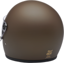 BILTWELL Gringo S Helmet - Flat Chocolate - XS 1003-252-101