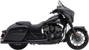 COBRA Dual Cut Slip-On Mufflers - Black 5206B by COBRA