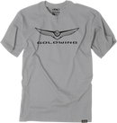 FACTORY EFFEX Goldwing Icon T-Shirt - Gray - XL 25-87806