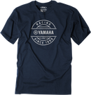 FACTORY EFFEX Yamaha Crest T-Shirt - Navy - Medium 25-87202