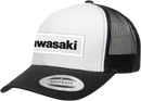 FACTORY EFFEX Kawasaki Throwback Hat - Black/White 25-86104