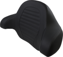 SADDLEMEN Tour-Pak® Backrest Pad - Slim - Roll & Pleat - Black - FL '14-'23 814-07-TPACK-RP