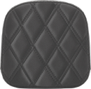 SADDLEMEN Sissy Bar Pad - Lattice Stitched - Black 0407SDC