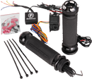 Performance Machine Apex Heated Grips for Harley-Davidson TBW - Contrast Cut 0063-2093-BM