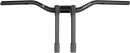PERFORMANCE MACHINE (PM) Phatbar & Riser Kit - External Wiring - 9 Inch - Black Ops (Part Number 0208-2186M-SMB)