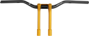 PERFORMANCE MACHINE (PM) Phatbar & Riser Kit with External Wiring - 9 Inch Gold Ops 0208-2186M-SMG