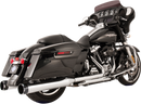 S&S CYCLE El Dorado Dual Exhaust System - Chrome - Black Thruster 550-0699C