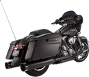 S&S CYCLE El Dorado Dual Exhaust - Black - Black Tracer 550-0702C