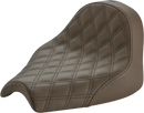 SADDLEMEN Seat - Renegade Solo - Lattice Stitched - Brown I21-04-002BLS