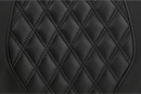 SADDLEMEN Tour-Pak® Backrest Pad - RoadSofa - Lattice Stitched Seat - Black - FL '14-'23 814-07-15000