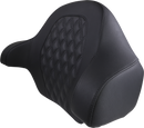 SADDLEMEN Tour-Pak® Backrest Pad - RoadSofa - Lattice Stitched Seat - Black - FL '14-'23 814-07-15000