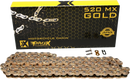PROX 520 MX Chain - Gold - 120 Link 07.RC520120CG