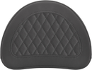 SADDLEMEN Sissy Bar Pad - Lattice Stitched - Black 0513SM