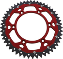 MOOSE OFFROAD Dual Sprocket - 50 Tooth - Red - Gas Gas 1210-897-50-13X