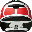 Z1R Rise Flame Red Motorcycle Helmet - Model 0110-7244, Extra Large
