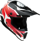 Z1R Rise Helmet Flame Red 2XL - Polycarbonate Shell with Ventilation System