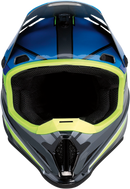 Z1R Rise Motorcycle Helmet - Blue/Hi-Viz, 2XL, Part Number 0110-7197