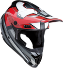 Z1R Rise Helmet MC Small by Z1R – Red and Gray with Removable Moisture-Wicking Liner
