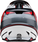 Z1R Rise Motorcycle Helmet - Red and Gray, Size 2XL, Model 0110-7213