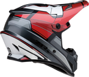 Z1R Rise Motorcycle Helmet - Red and Gray, Size 2XL, Model 0110-7213