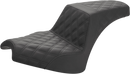 SADDLEMEN Step-Up Seat - Full Lattice Stitch - Black - Chief I21-04-175