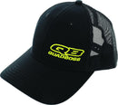 QuadBoss Black OSFA Adjustable Cap - Powersports Hat for Men and Women