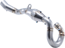 FMF MegaBomb Header and Mid Pipe - Stainless Steel for Enhanced Performance