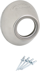 FMF Stainless Steel End Cap for 4-Stroke Exhaust - Slash Cut Design - Part No. 040635