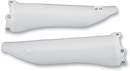 UFO Fork Tube Protectors - White for Kawasaki KXF 2006-2008 - Part KA03778280