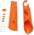 UFO Fork Tube Protectors - Orange for KTM KT04002-127