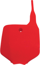 UFO Front Number Plate - '00-'11 OEM CR Red KA03732-070