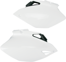 UFO White Side Panels for Motorcycles - Part Number YA03883-046