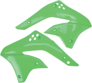 UFO Green Radiator Shrouds for Motorcycles - Part Number KA03788-026
