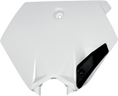 UFO Front Number Plate - White KT03078-047 by UFO
