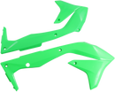 UFO Fluorescent Green Radiator Covers KA04736-AFLU for Motorcycles